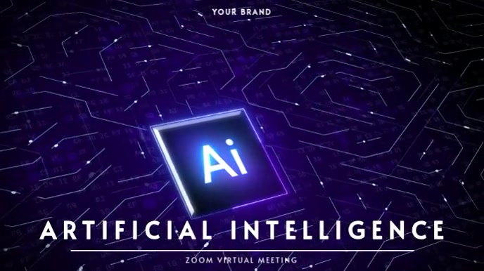 ZOOM VIRTUAL BACKGROUND | AI VIDEO BACKGROUND 演示(16:9) template